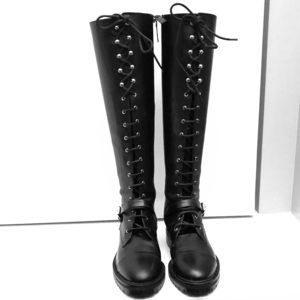 Pair of Tabitha Simmons lace up boots